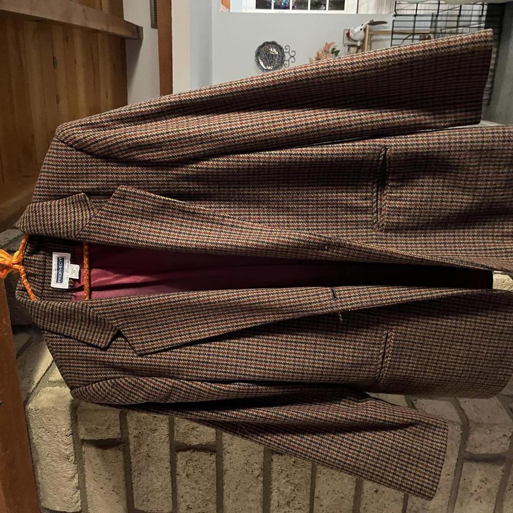 VINTAGE Houndstooth PROPHECY by Sag Harbor Blazer